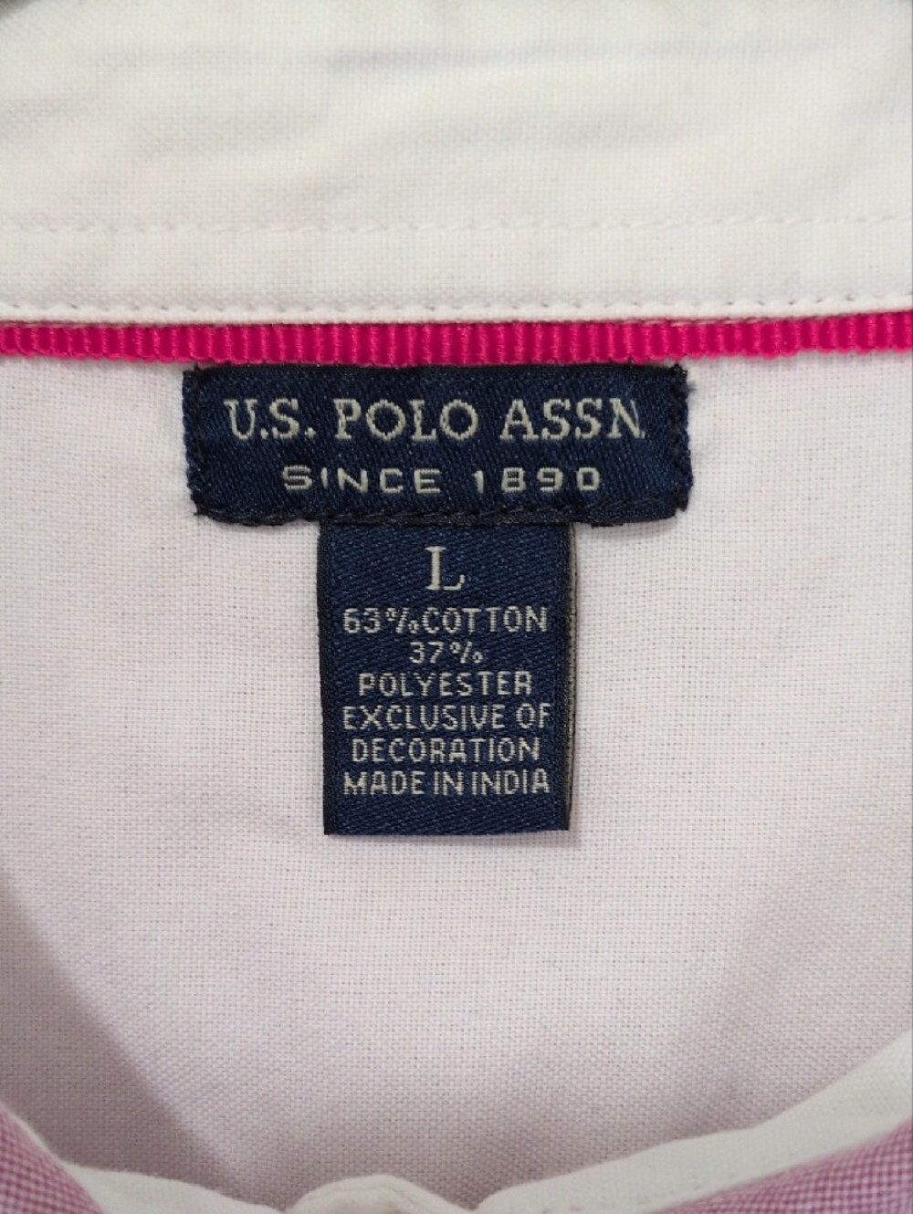 U.S. Polo Assn. Light Pink Long-Sleeve Button-Up Shirt - Picture 3 of 8